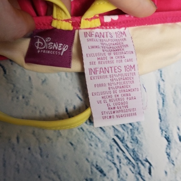 Infant one piece Disney Princess swim suit - Picture 7 of 7